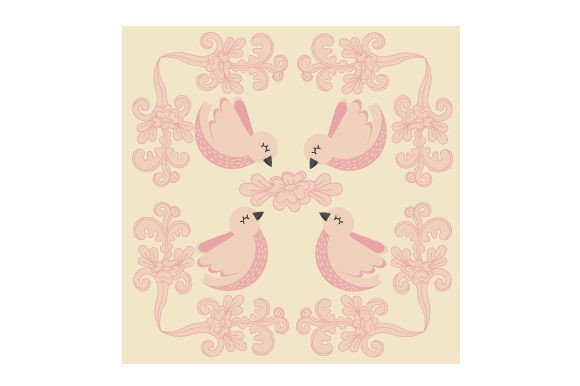 Art Nouveau Banner for Spring Crafts