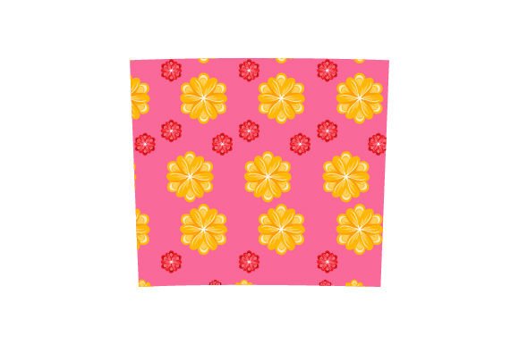 Bright Flowers Pattern, Tumbler Wrap 20 Oz Crafts Spring Design