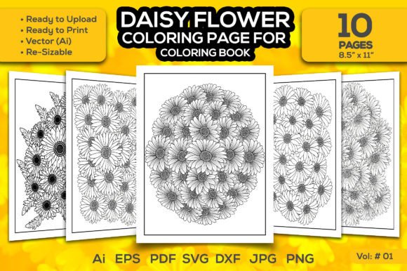 Daisy Flower Graphic Design Asset for Local Branding
