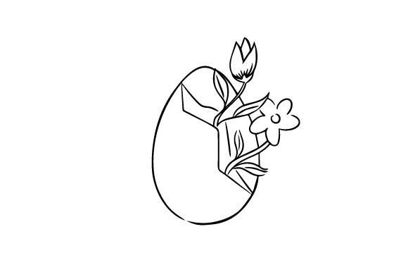 Flowers from Easter Egg Crafts Design