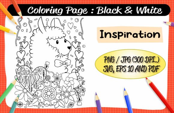Inspiration Coloring Page. 62 Review for Embroidery Projects
