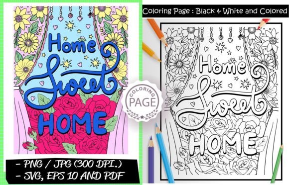 Inspirtaion Coloring Page for Adults