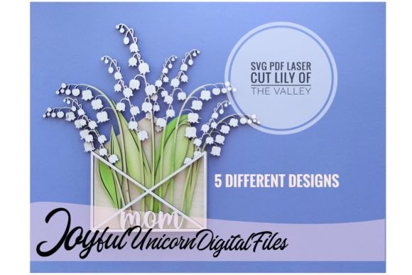 Lily of the Valley SVG Flower for Spring Amp Laser Cutting