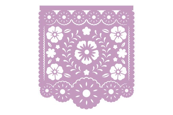 Papel Picado Easter Design for Crafts and Picado