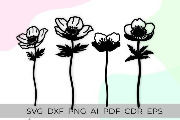 Wild Flowers Svg for Embroidery Projects